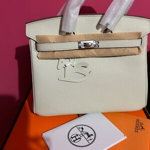 White Leather Women's Bag high quality leather